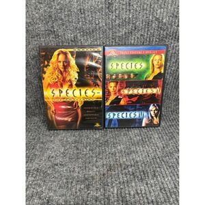 Species 1 2 3 & Awakening DVD Bundle Sci-Fi Horror Movie Collection MGM Unrated